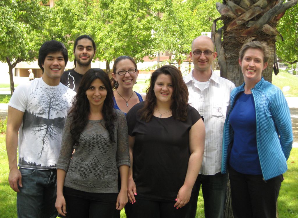 Crowhurst lab group photo, Spring 2014